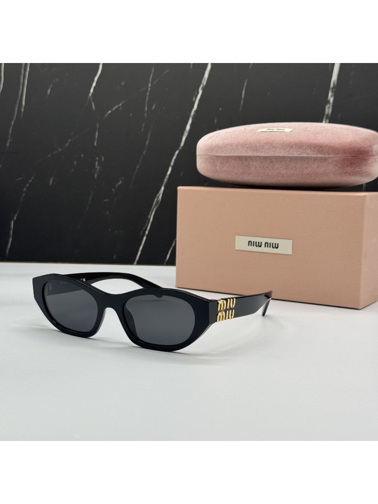New Miu Miu Mua03s 16k08z Sunglasses Black Women Mu A03s, Smu A03 Eyewear